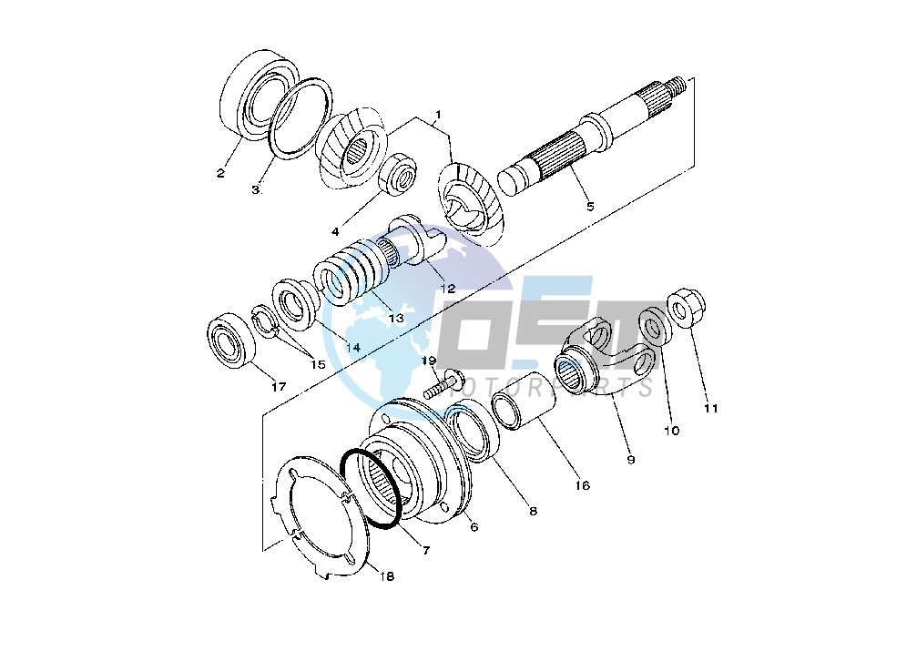 MIDDLE DRIVE GEAR