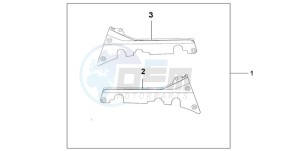 GL18009 BR / AB - (BR / AB) drawing CHROME P.STEP COV