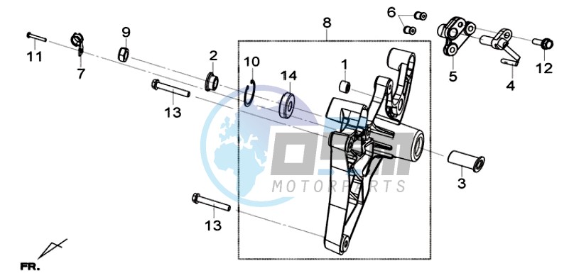 REAR FORK - REAR SUSPENSION