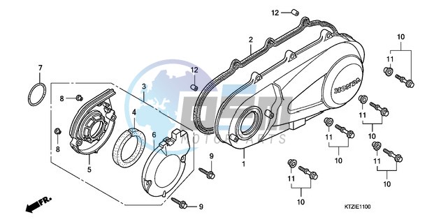 LEFT CRANKCASE COVER