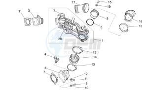 1200 Sport 8V drawing Throttle body