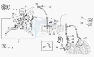 V 11 1100 Cat. Cat. drawing Front brake system