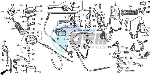 HANDLE LEVER/SWITCH/CABLE