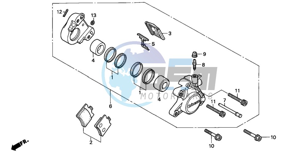 FRONT BRAKE CALIPER