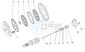 Breva V IE 850 drawing Clutch