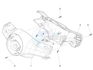 LT 125 4T 3V ie E3 (APAC) (In, Tw, TwI, Vt) drawing Handlebars coverages