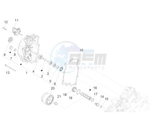 GTS 300 SUPER-TECH IE ABS E4 (APAC) drawing Flywheel magneto cover - Oil filter