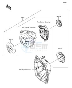 Z1000 ABS ZR1000GEFA FR GB XX (EU ME A(FRICA) drawing Accessory(Engine Slider)