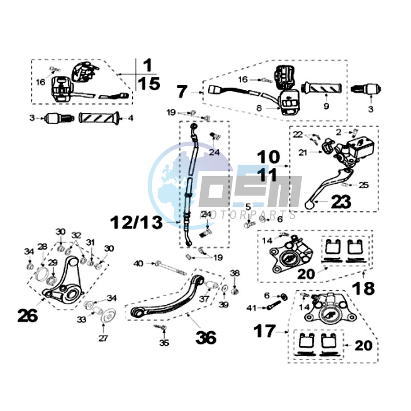 BRAKE CALIPER * AJP*