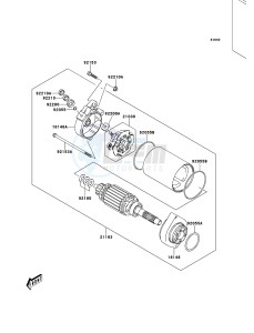 KLV1000 LV1000-A2H GB XX (EU ME A(FRICA) drawing Starter Motor