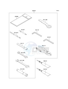 EX 500 D [NINJA 500R] (D6F-D9F) D6F drawing OWNERS TOOLS