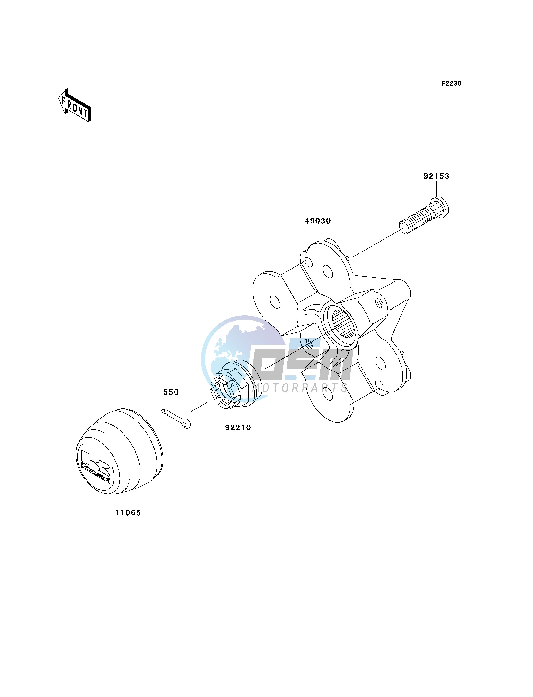 FRONT HUB