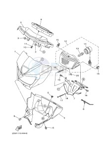 YFM700FWAD GRIZZLY EPS CAMO (2UDA) drawing HEADLIGHT 2