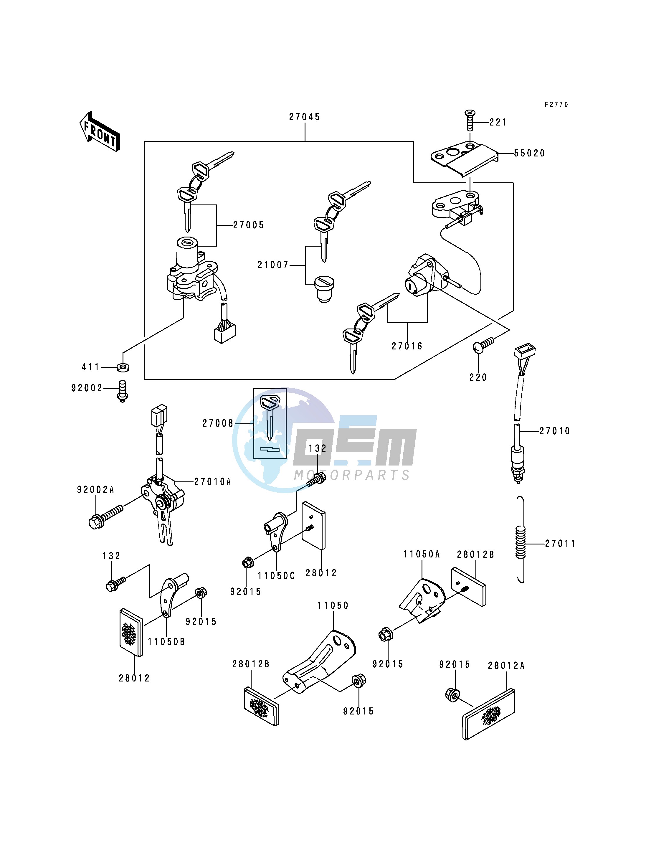 IGNITION SWITCH_LOCKS_REFLECTORS