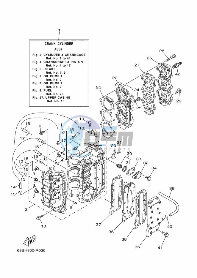 CYLINDER--CRANKCASE