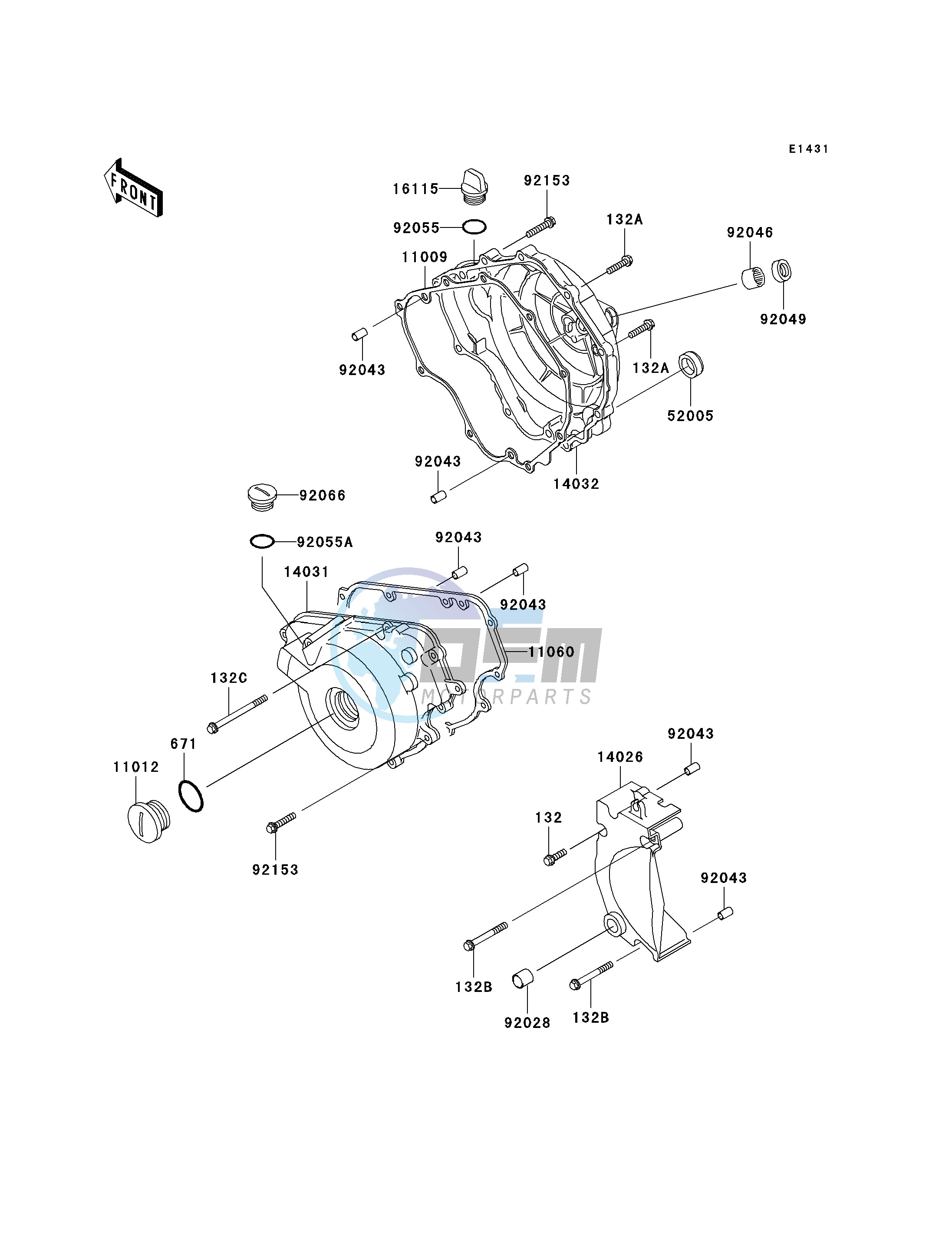 ENGINE COVER-- S- -