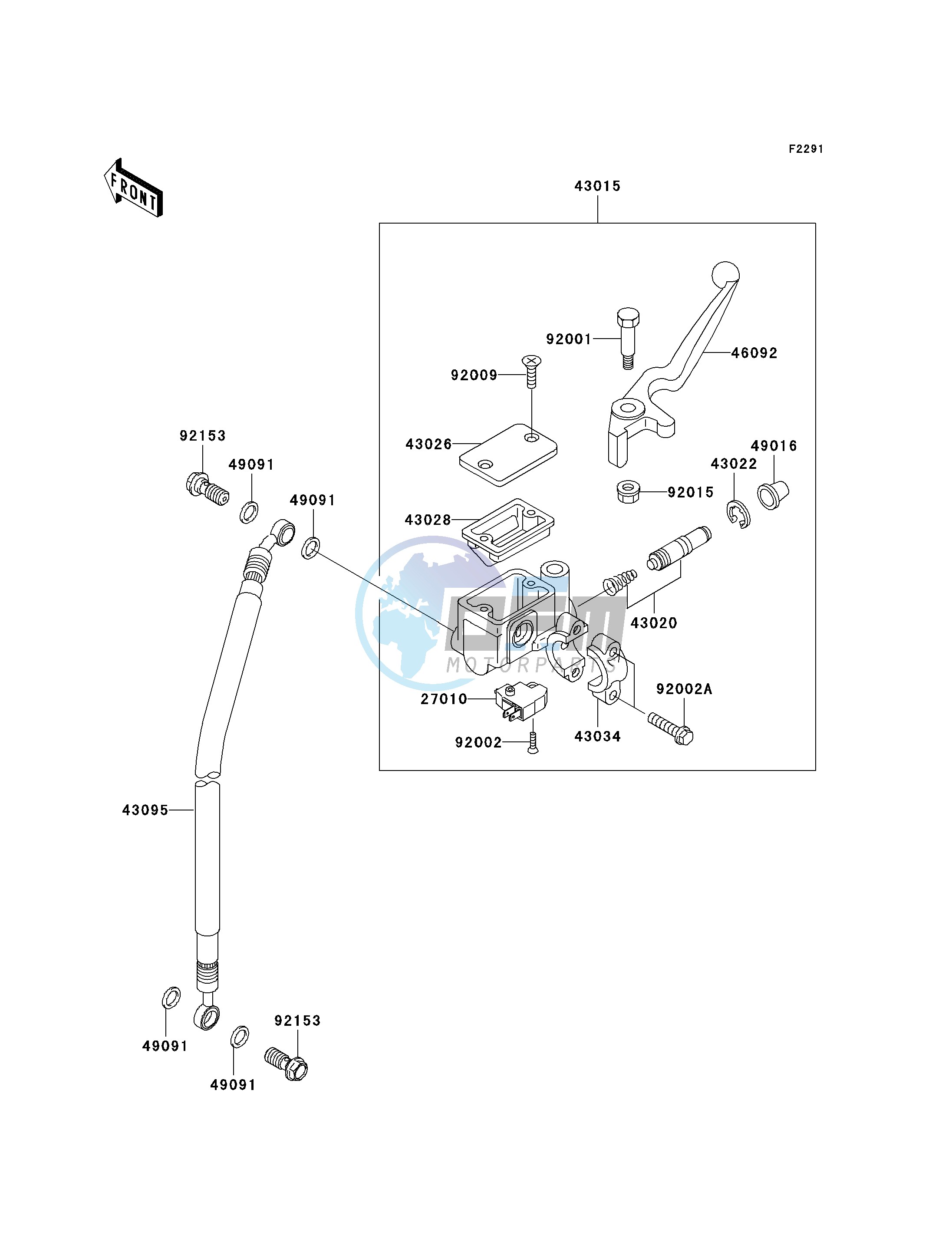 FRONT MASTER CYLINDER