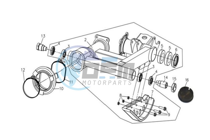 SUSPENSION - REAR FORK