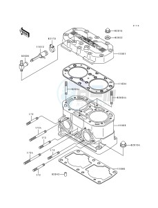 JT 750 A [ST] (A1-A2) [ST] drawing CYLINDER HEAD_CYLINDER