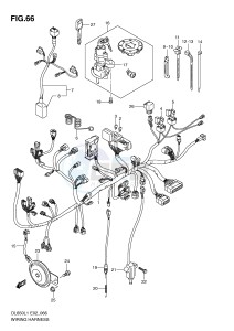 DL650 (E2) V-Strom drawing WIRING HARNESS (DL650AL1 E24)