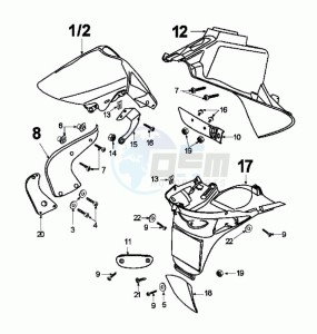 FIGHT ZWRC2A (DK) drawing FENDERS