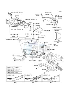 KRF 750 F [TERYX 750 4X4 NRA OUTDOORS] (F8F) C9F drawing SIDE COVERS_CHAIN COVER