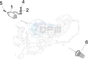 LX 125 4T ie E3 Touring drawing Starter - Electric starter