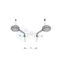 DJANGO 125 SPORT drawing MIRRORS