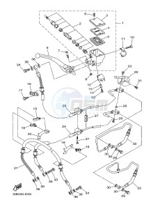 XJ6NA XJ6S 600 DIVERSION (S-TYPE) (36BH 36BJ) drawing FRONT MASTER CYLINDER