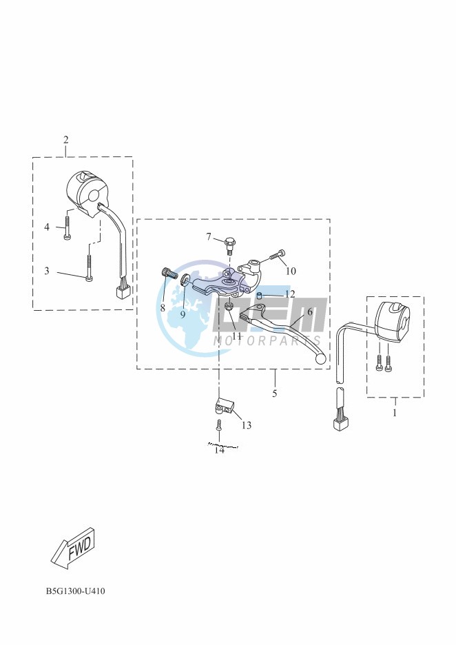 HANDLE SWITCH & LEVER