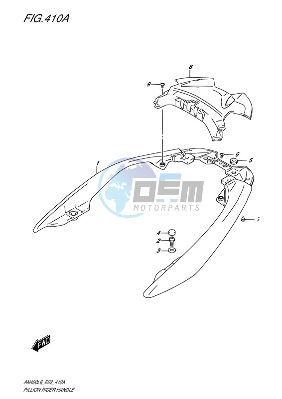 PILLION RIDER HANDLE