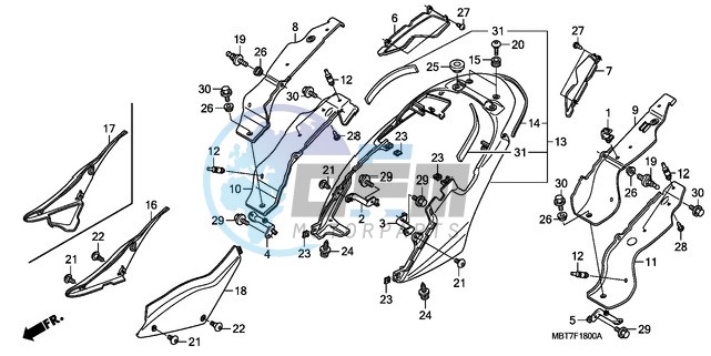 SEAT COWL/SIDE COVER