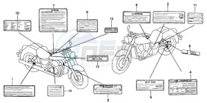 NV750C2 drawing CAUTION LABEL