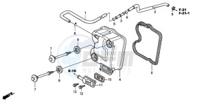 FES125 S-WING drawing CYLINDER HEAD COVER