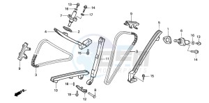 VF750C2 drawing CAM CHAIN/TENSIONER