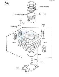 KLT 160 A [KLT160] (A1) [KLT160] drawing CYLINDER_PISTON