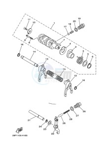 YFM700FWAD GRIZZLY 700 EPS (BLTL) drawing SHIFT CAM & FORK