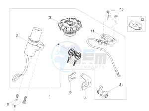 V7 III Racer 750 e4 (EMEA) drawing Locks