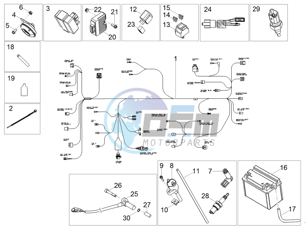 Central electrical system