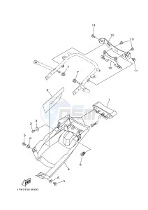 YFM700R YFM700RE RAPTOR 700R (1PE6 1PE7 1PE8) drawing TAILLIGHT