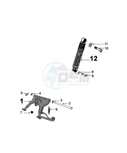 KISBEE 4TA OY D drawing SUSPENSION AND STAND