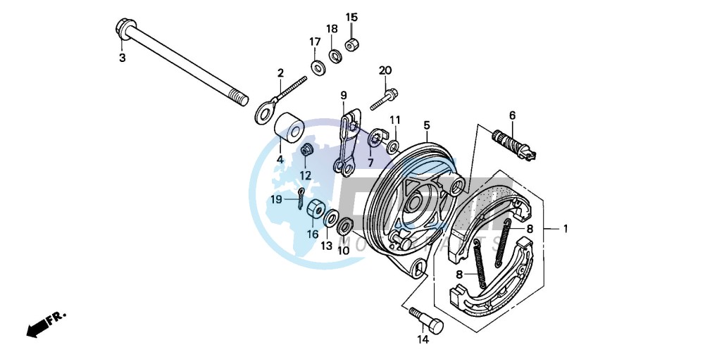 REAR BRAKE PANEL