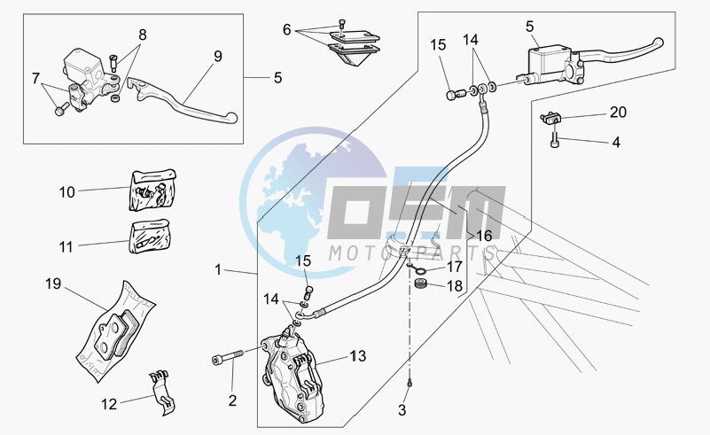 Front brake system