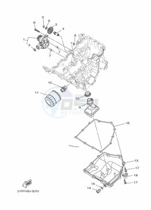 YZF320-A YZF-R3 (B7PF) drawing OIL PUMP