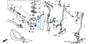 XL700V9 ED drawing FR. BRAKE MASTER CYLINDER