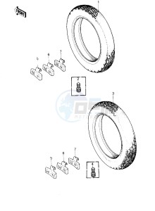 KZ 1300 B [B2] drawing TIRES