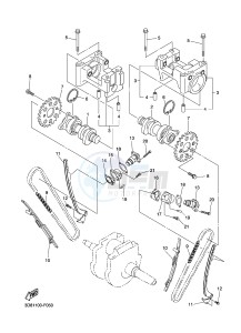 XVS1300A MIDNIGHT STAR (11C7) drawing CAMSHAFT & CHAIN