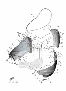 XF425NSA drawing BOTTOM-COVER-2