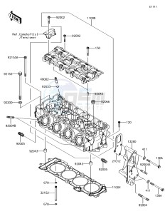 JET_SKI_ULTRA_310R JT1500NFF EU drawing Cylinder Head