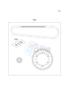 KX 250 L [KX250] (L3) [KX250] drawing CHAIN KIT